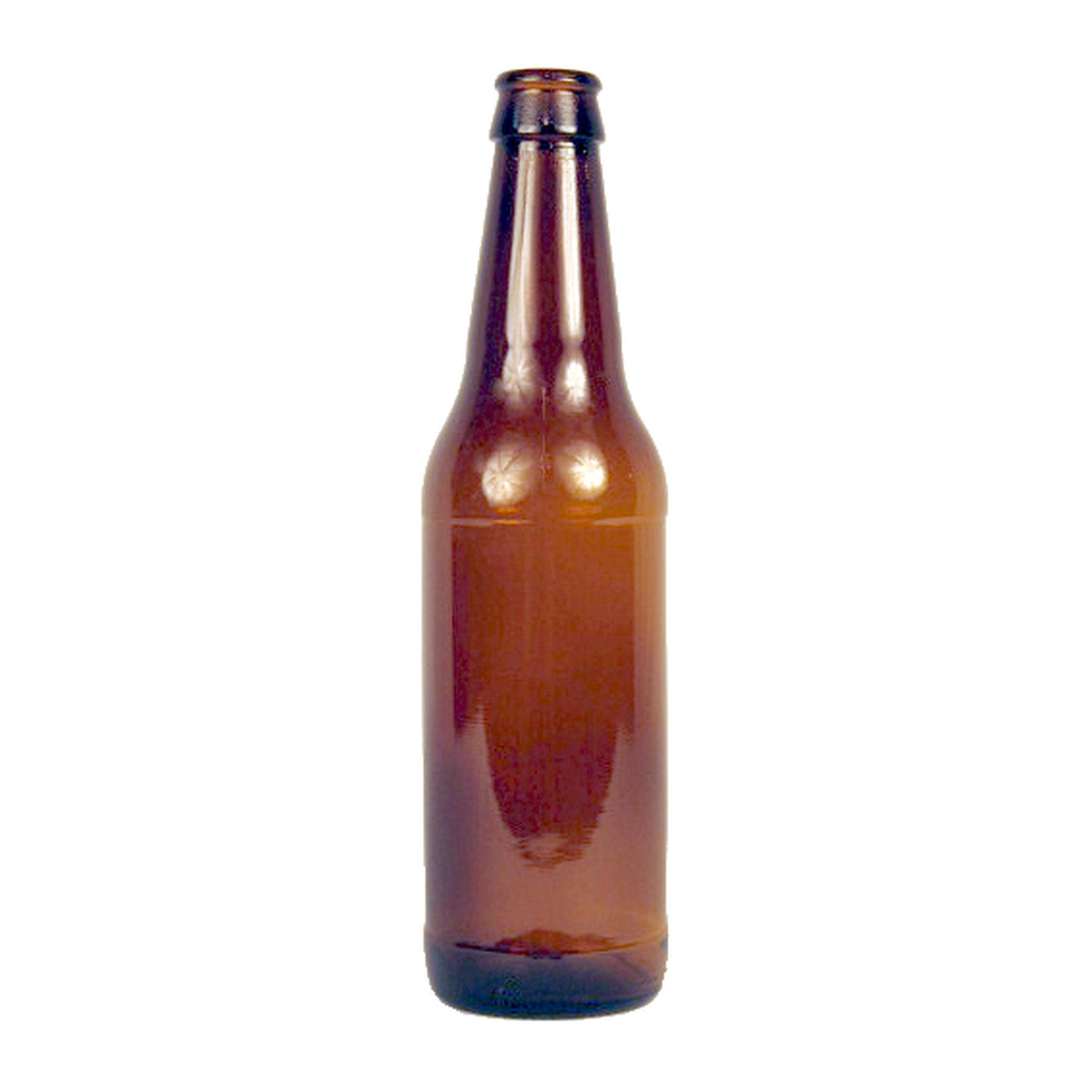 12oz Amber Beer Bottles - Case of 24
