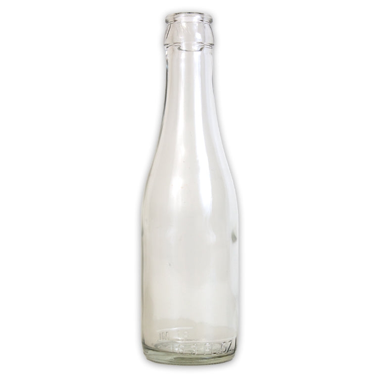 187mL Clear Champagne Bottles - Case of 24