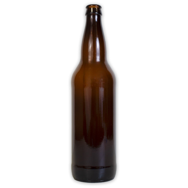 22oz Amber Beer Bottles - Case of 12