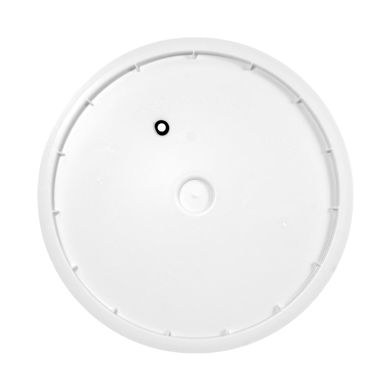 7.8 Gallon or 7.9 Gallon Fermenting Bucket Lid with Drilled Hole and Grommet