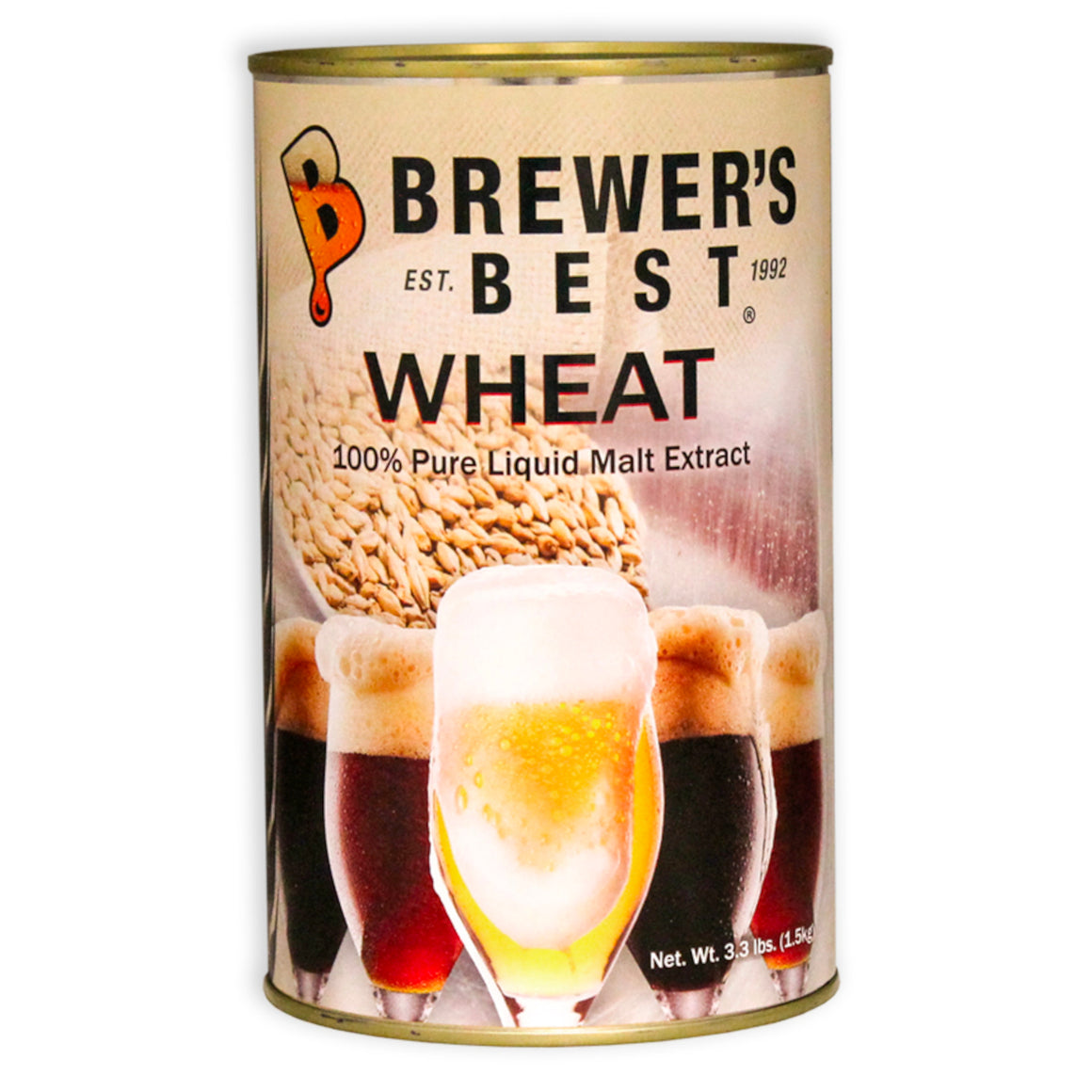 Brewer's Best Wheat Malt Extract, 3.3lb