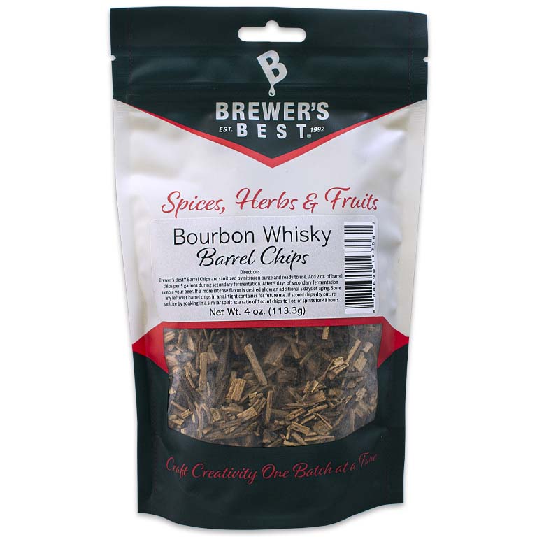 Bourbon Whisky Barrel Chips, 4oz