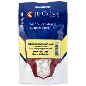 Campden Tablets (Potassium Metabisulfite), 2oz - 100 Tablets