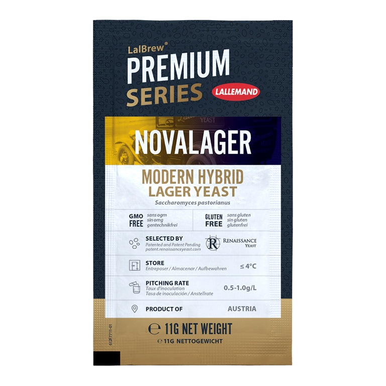 Lallemand Novalager Modern Hybrid Lager Dried Yeast, 11g