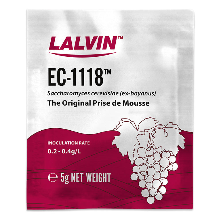 Lalvin EC-1118 Wine Yeast, 5 grams