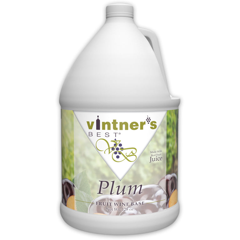 Vintner's Best Plum Fruit Wine Base, 128oz