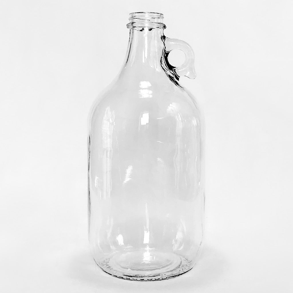 Clear Flint 1/2 Gallon Glass Growler or Jug