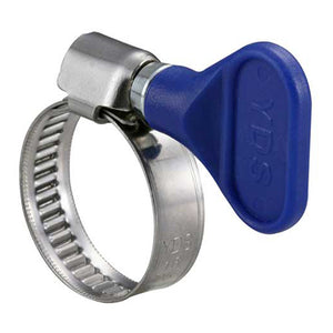 1/2in Stainless Steel Easy-Turn Butterfly Hose Clamp
