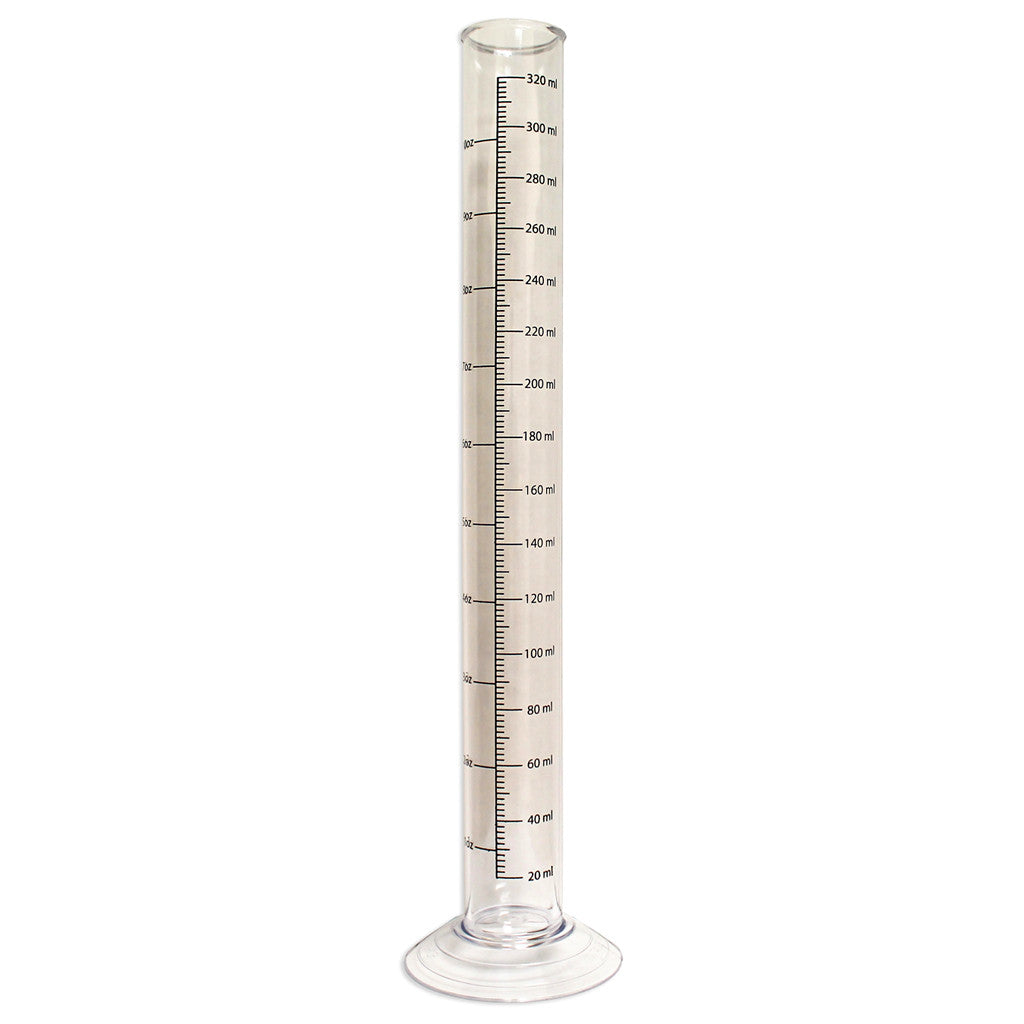 14in Vintage Shop Graduated Plastic Test Jar (320mL)