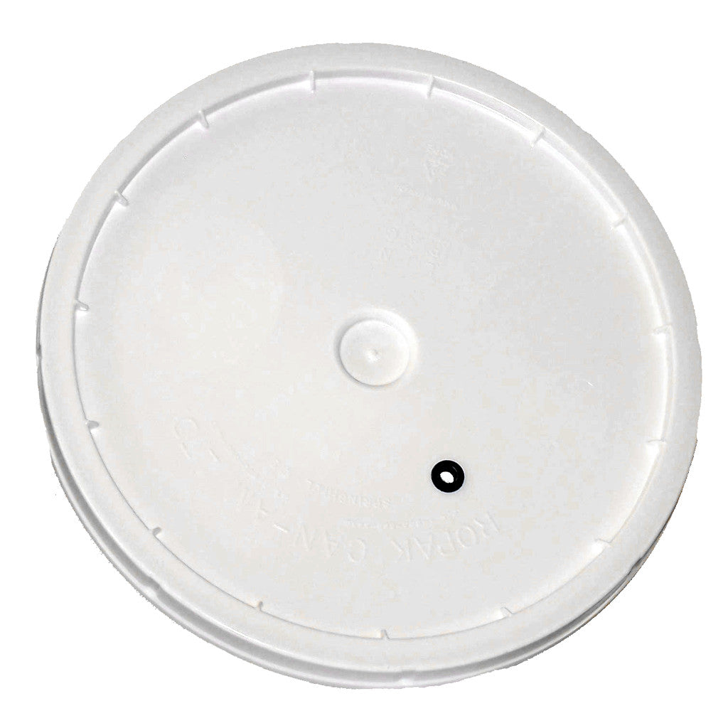 2 Gallon Lid with Hole and Grommet for Bucket with Metal Handle