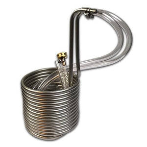 3/8in x 25ft Stainless Steel Wort Chiller