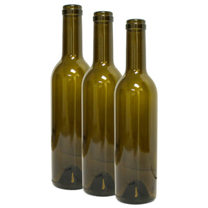 375mL Antique Green Semi-Bordeaux Wine Bottles - Case of 12