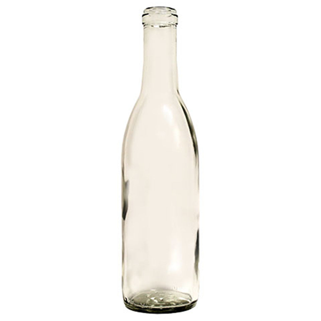 375mL Clear Bordeaux Wine Bottles - Case of 24