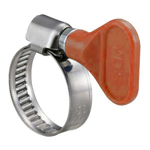 5/8in Stainless Steel Easy-Turn Butterfly Hose Clamp