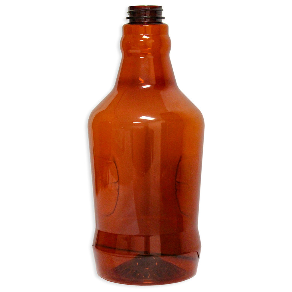 64oz Amber Plastic Growler
