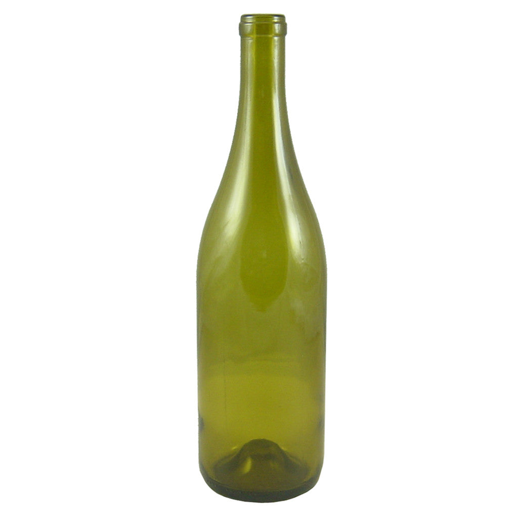 750mL Dead Leaf Green Burgundy Wine Bottles - Case of 12