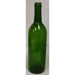 750mL Green Screw-Top Bordeaux Wine Bottles - Case of 12