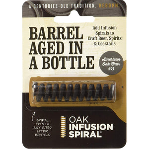 Barrel Aged In A Bottle - American Oak Bottle Spiral (Char #3)