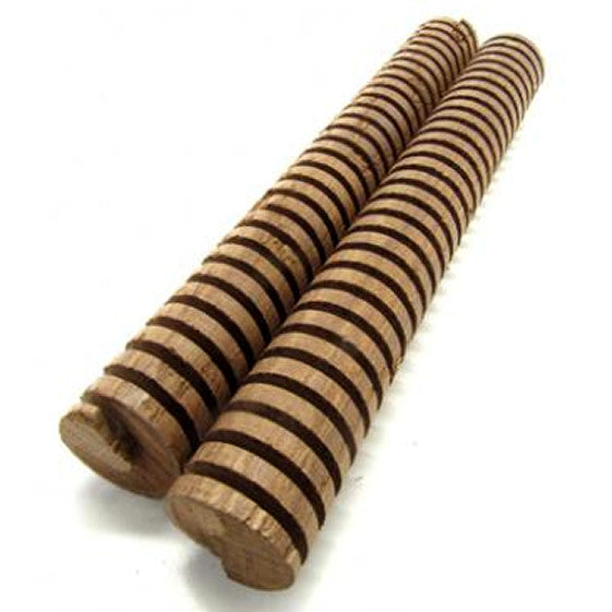 American Oak Spiral (Heavy Toast), 8in - 2-Pack