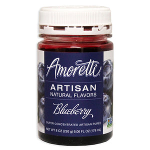 Amoretti Natural Blueberry Artisan Flavor, 8oz