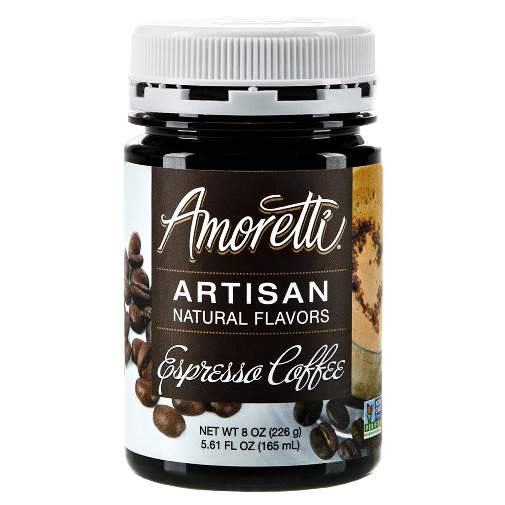Amoretti Natural Espresso Coffee Artisan Flavor, 8oz