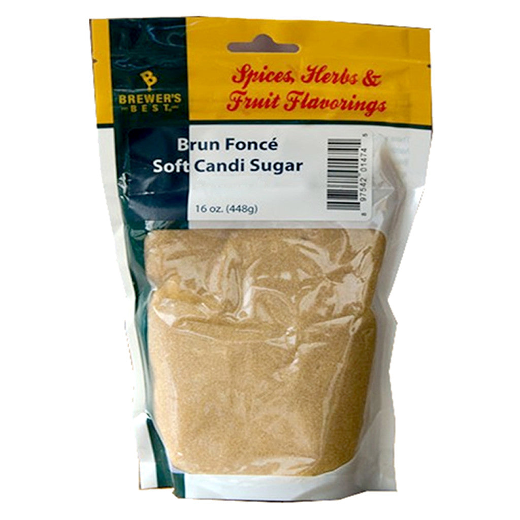 Brun Foncé (Dark Brown) Soft Candi Sugar (22 SRM), 1lb