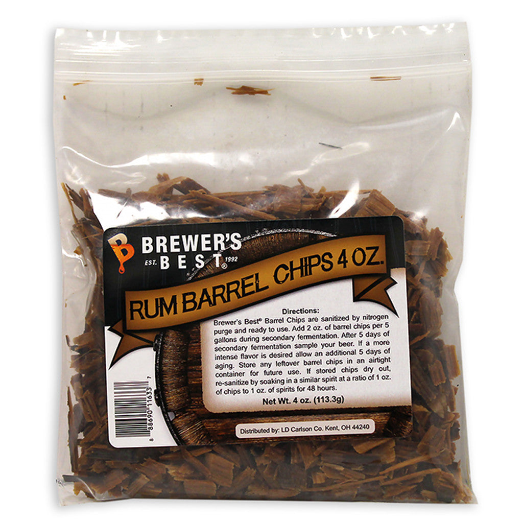 Rum Barrel Chips, 4oz