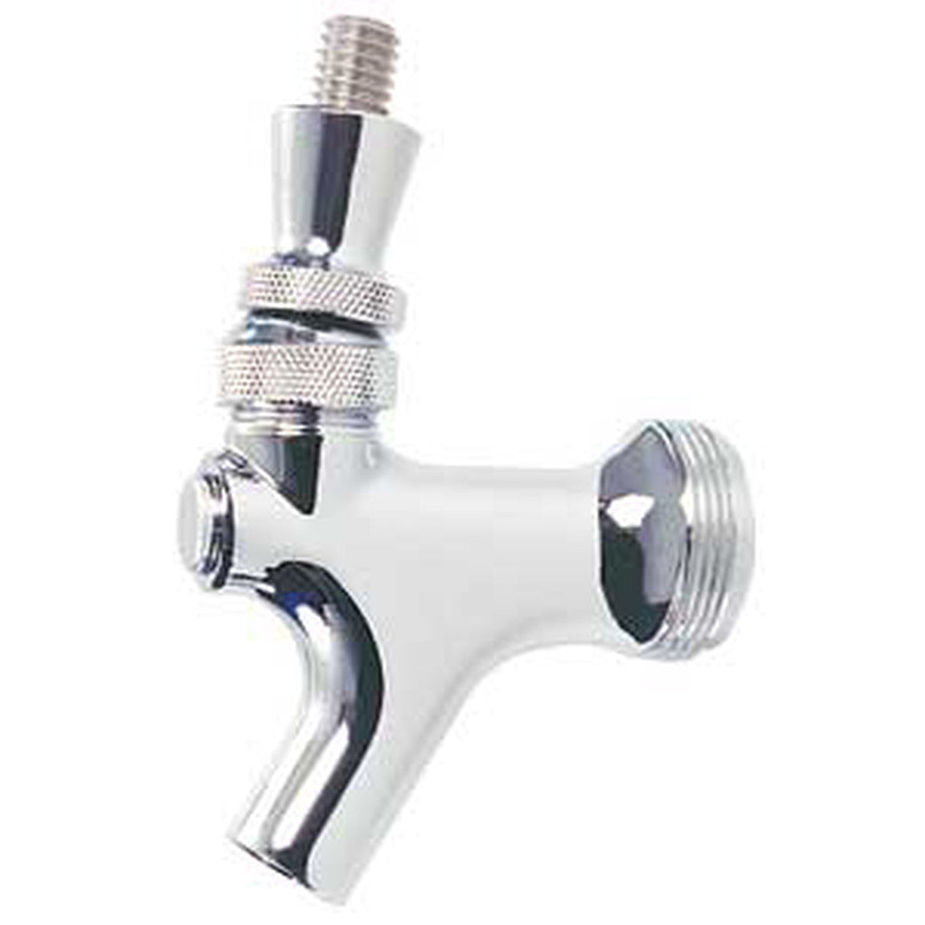 Chrome Beer Faucet With Stainless Steel Lever
