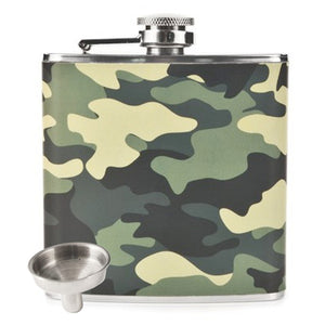 6oz Camouflage Flask and Funnel Set