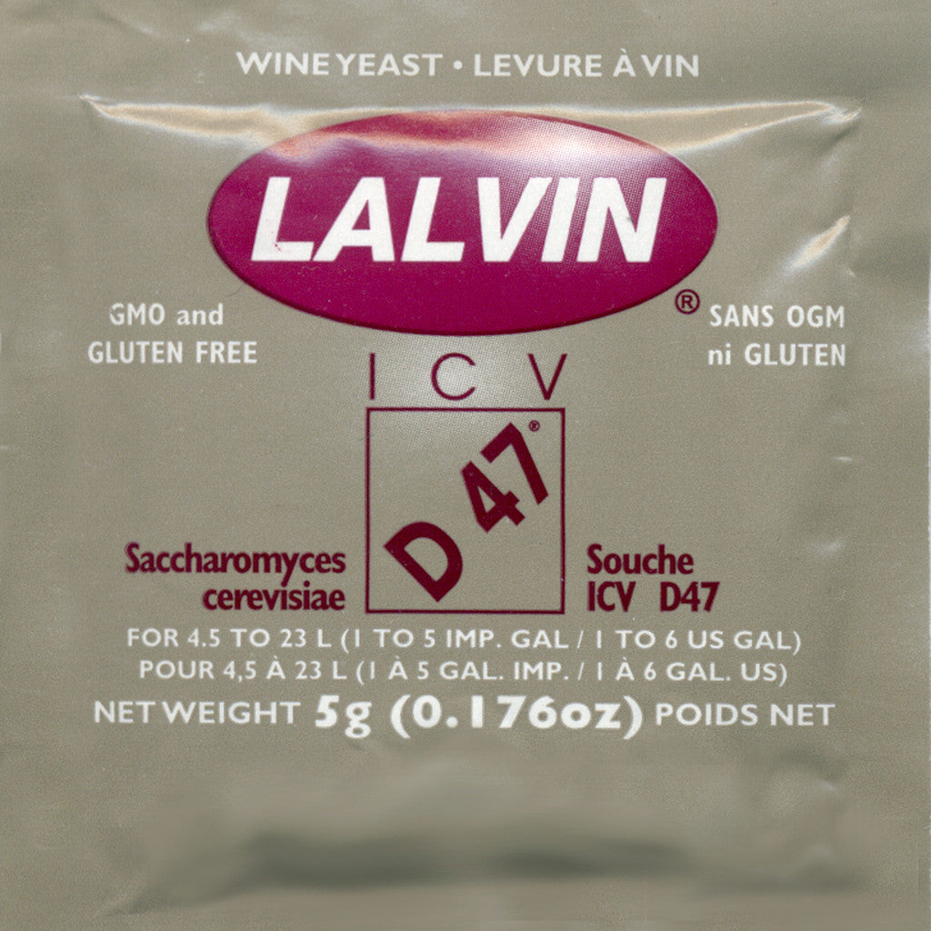 Lalvin ICVD47 Wine Yeast, 5 grams Olive Wood Brewing & Craft Co
