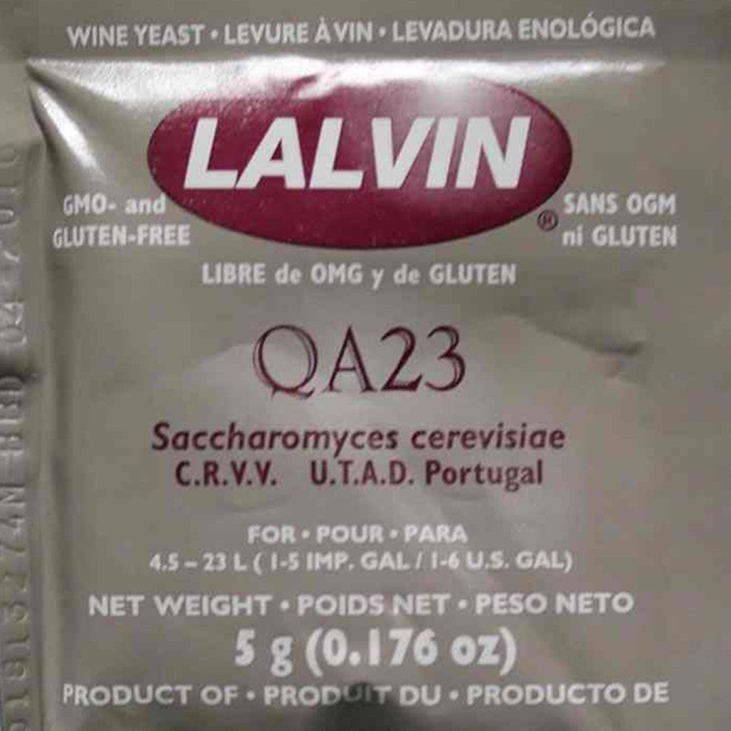 Lalvin QA23 Wine Yeast, 5 grams