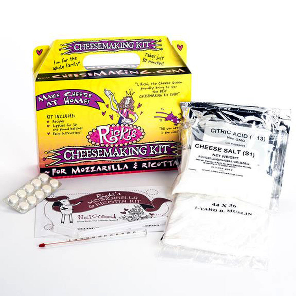 30-Minute Mozzarella & Ricotta Cheese Making Kit