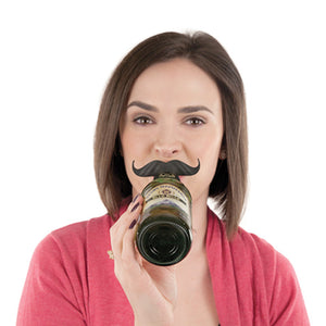 Mustache Bottle Markers - Set of 6