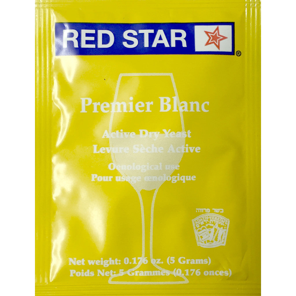 Red Star Premier Blanc Wine Yeast, 5 grams