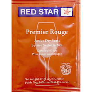 Red Star Premier Rouge Wine Yeast, 5 grams