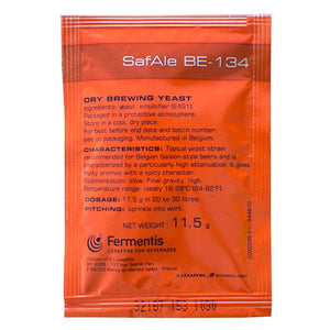 Safale BE-134 Belgian Ale Yeast, 11.5g