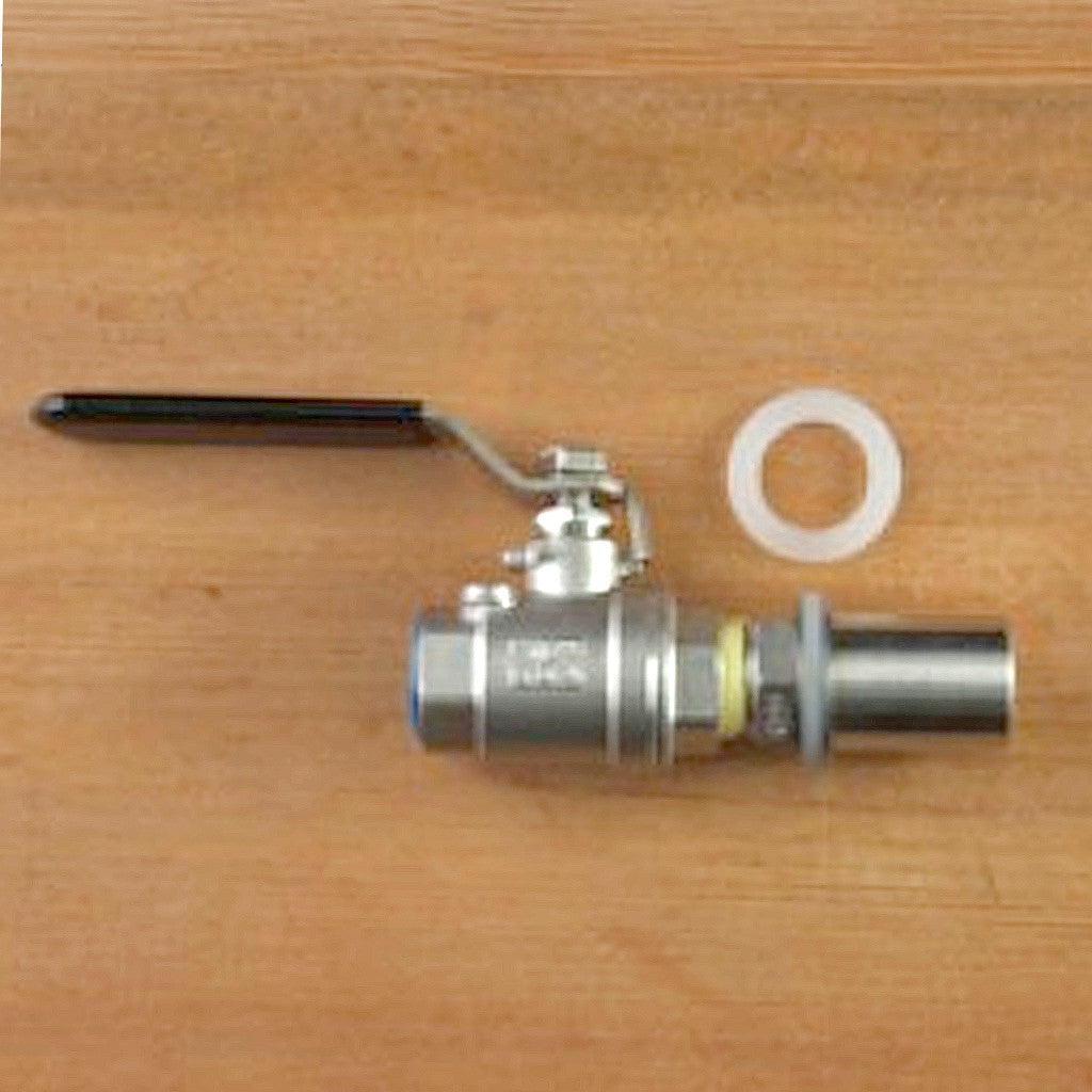 1/2" M X 3/4" M Stainless Steel Ball Valve With Hose Barb - Foto 5