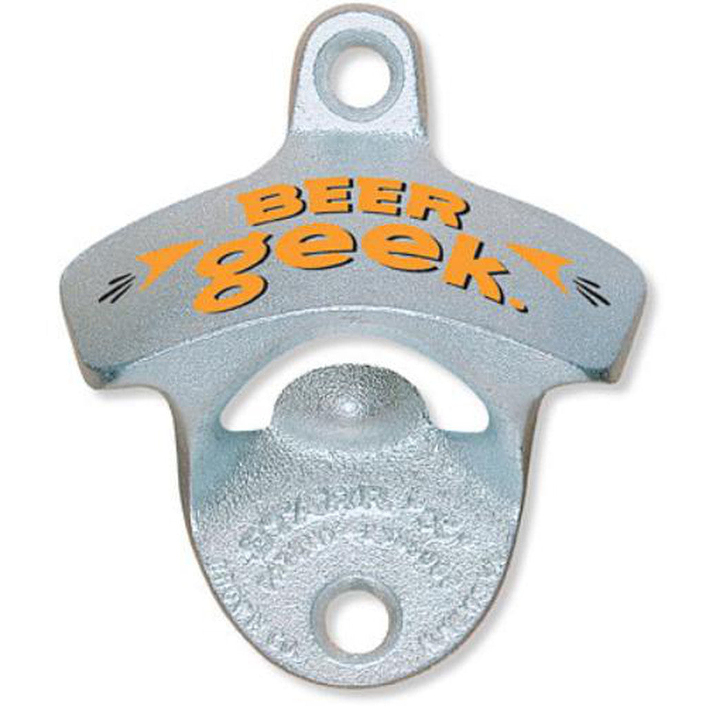 'Beer Geek' Wall Mount Bottle Opener