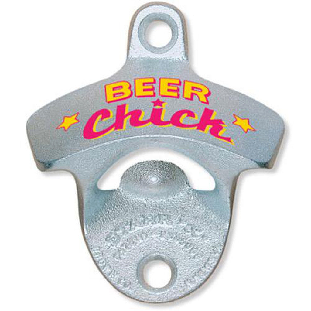 'Beer Chick' Wall Mount Bottle Opener