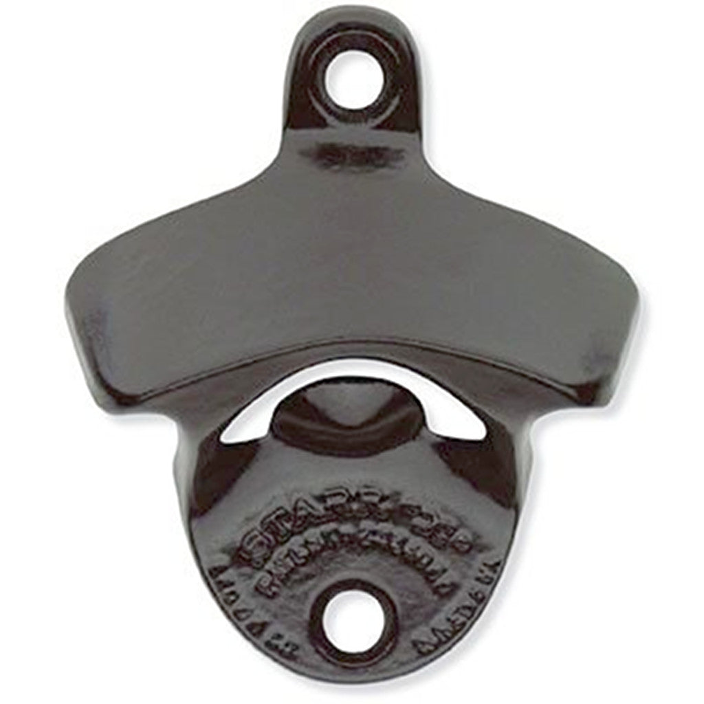 Starr 'X' Black Powder-Coated Wall Mount Bottle Opener
