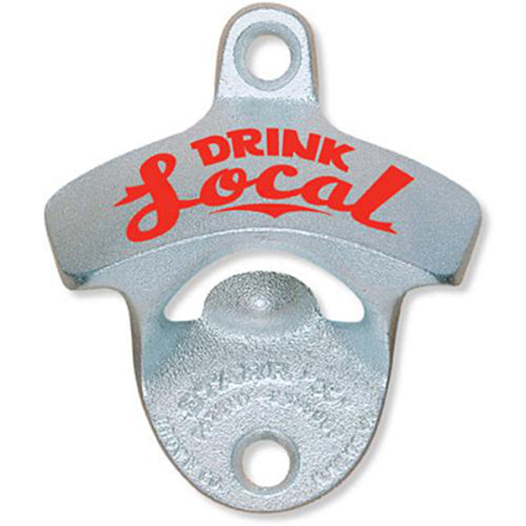 'Drink Local' Wall Mount Bottle Opener