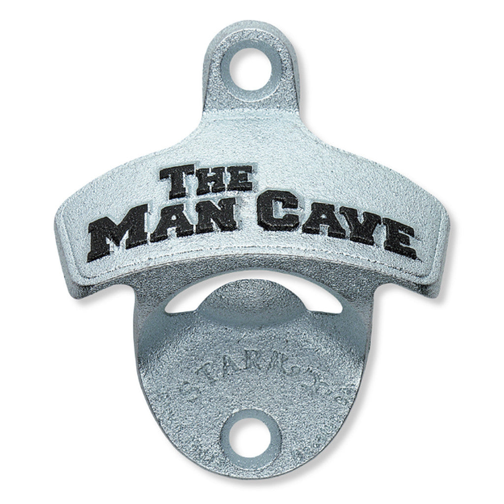 'The Man Cave' Embossed Wall Mount Bottle Opener