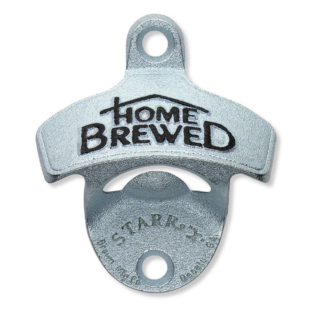 'Home Brewed' Embossed Wall Mount Bottle Opener