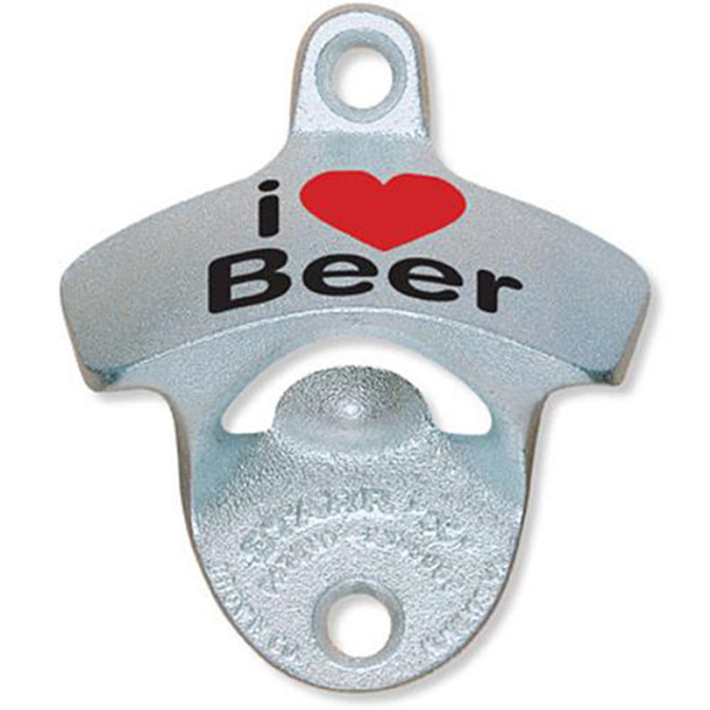 'I Heart Beer' Wall Mount Bottle Opener