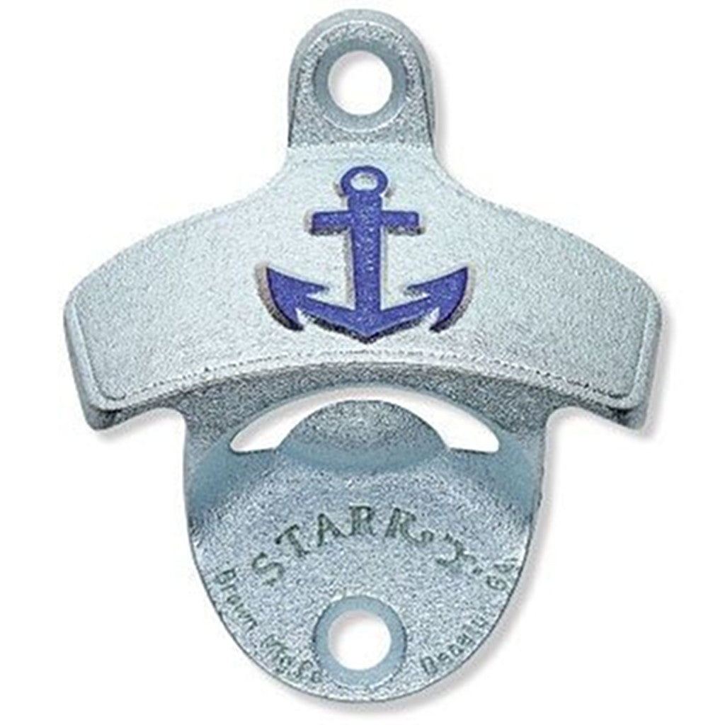 Anchor Embossed Wall Mount Bottle Opener