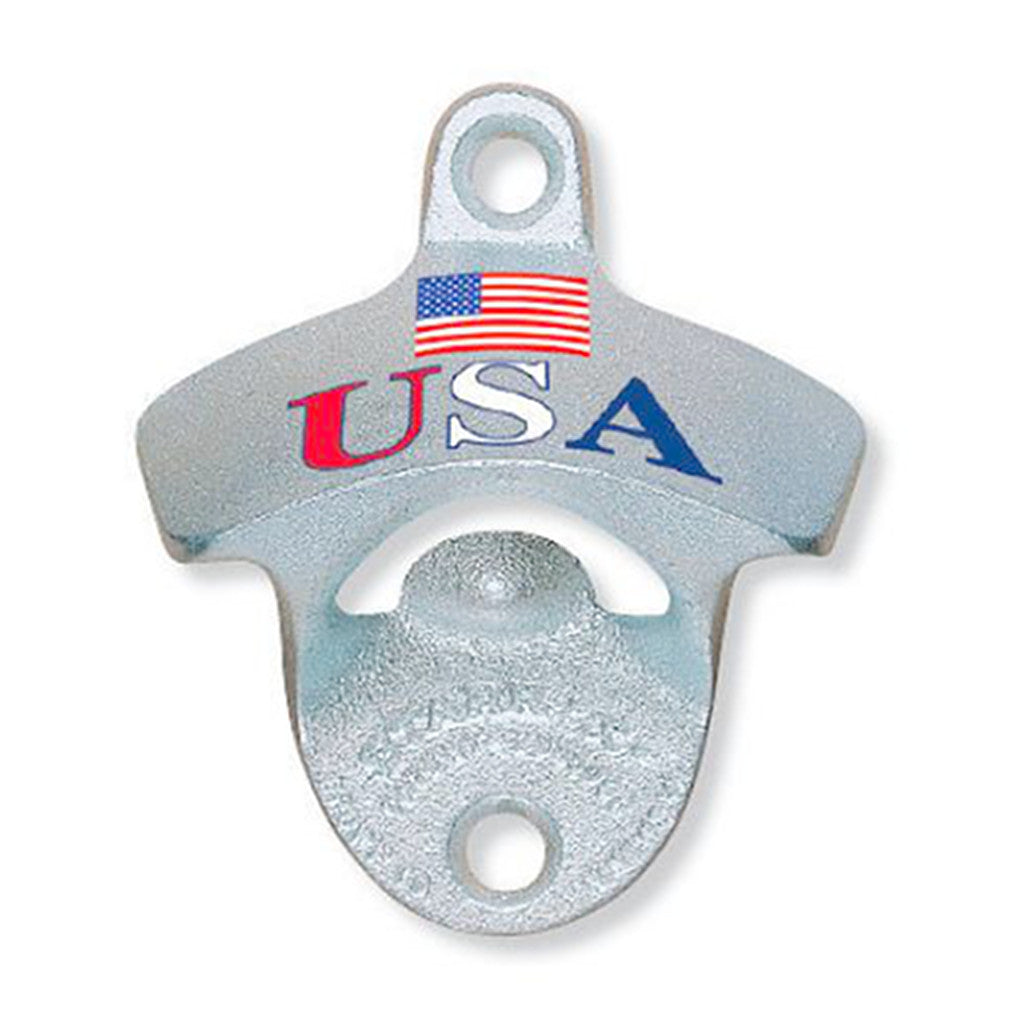 USA Flag Wall Mount Bottle Opener