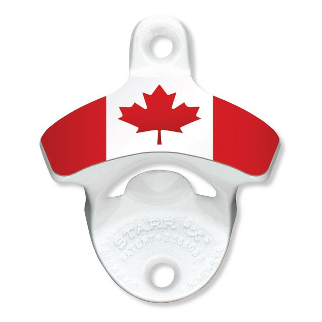Canadian Flag Wall Mount Bottle Opener
