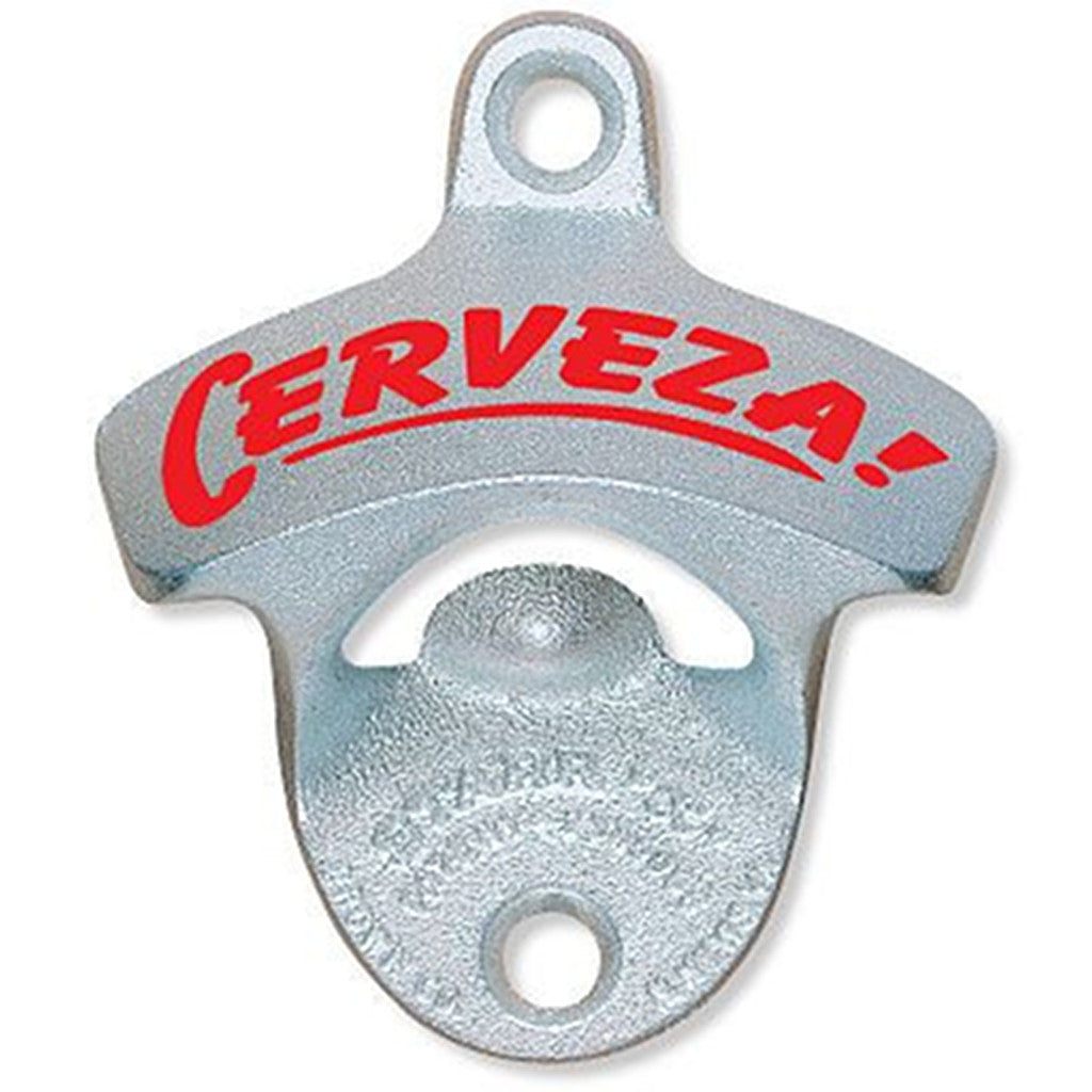 'Cerveza!' Wall Mount Bottle Opener