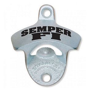 'Semper Fi' Wall Mount Bottle Opener