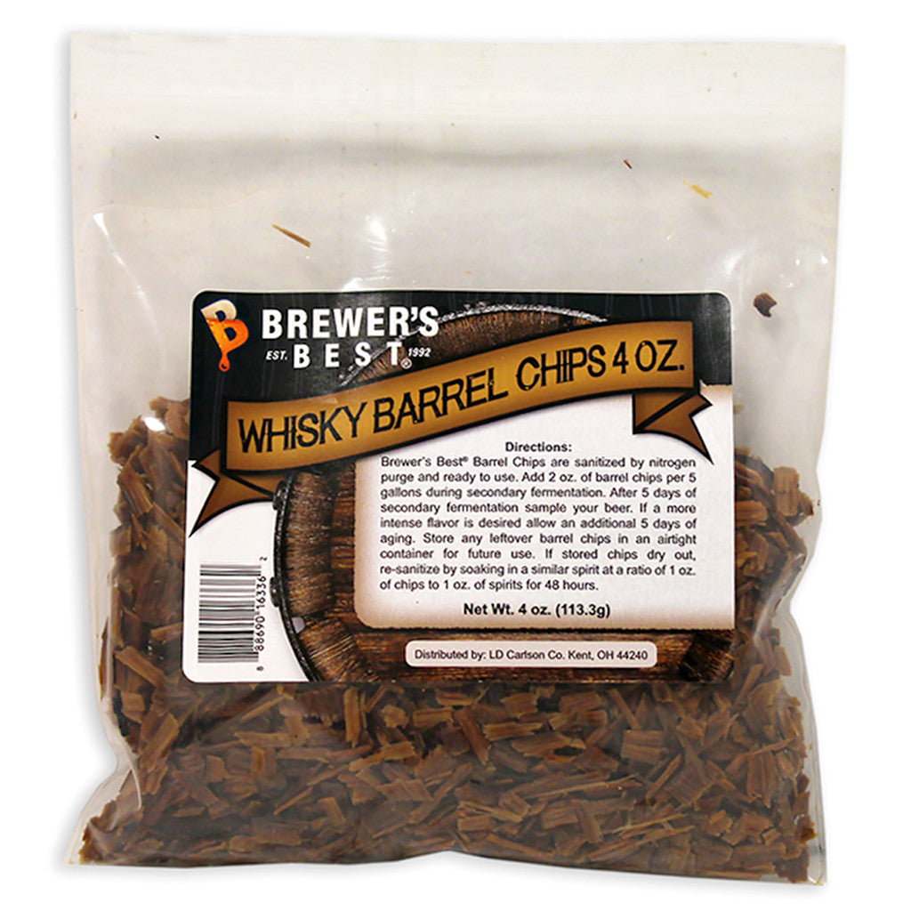 Whisky Barrel Chips, 4oz